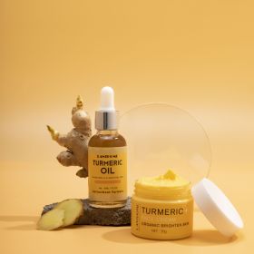 Turmeric Essential Oil Skin Care Set (Option: Turmeric cream ginger butter)